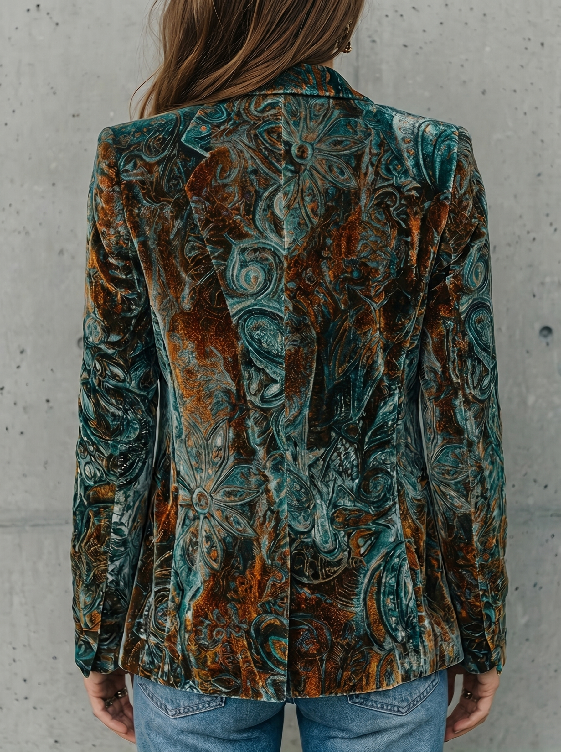 Vienna | Elegant Printed Blazer