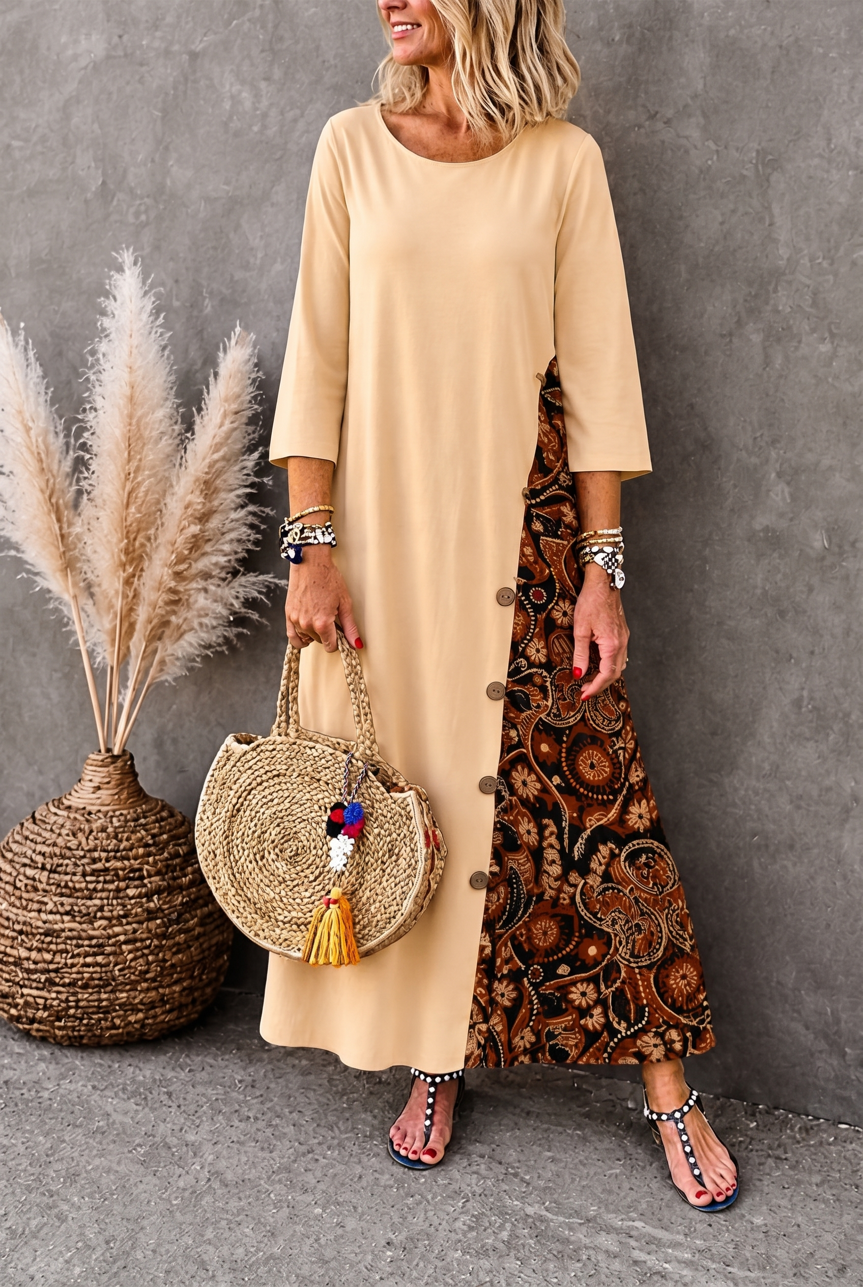 Flossie | Bohemian Maxi Dress for Autumn