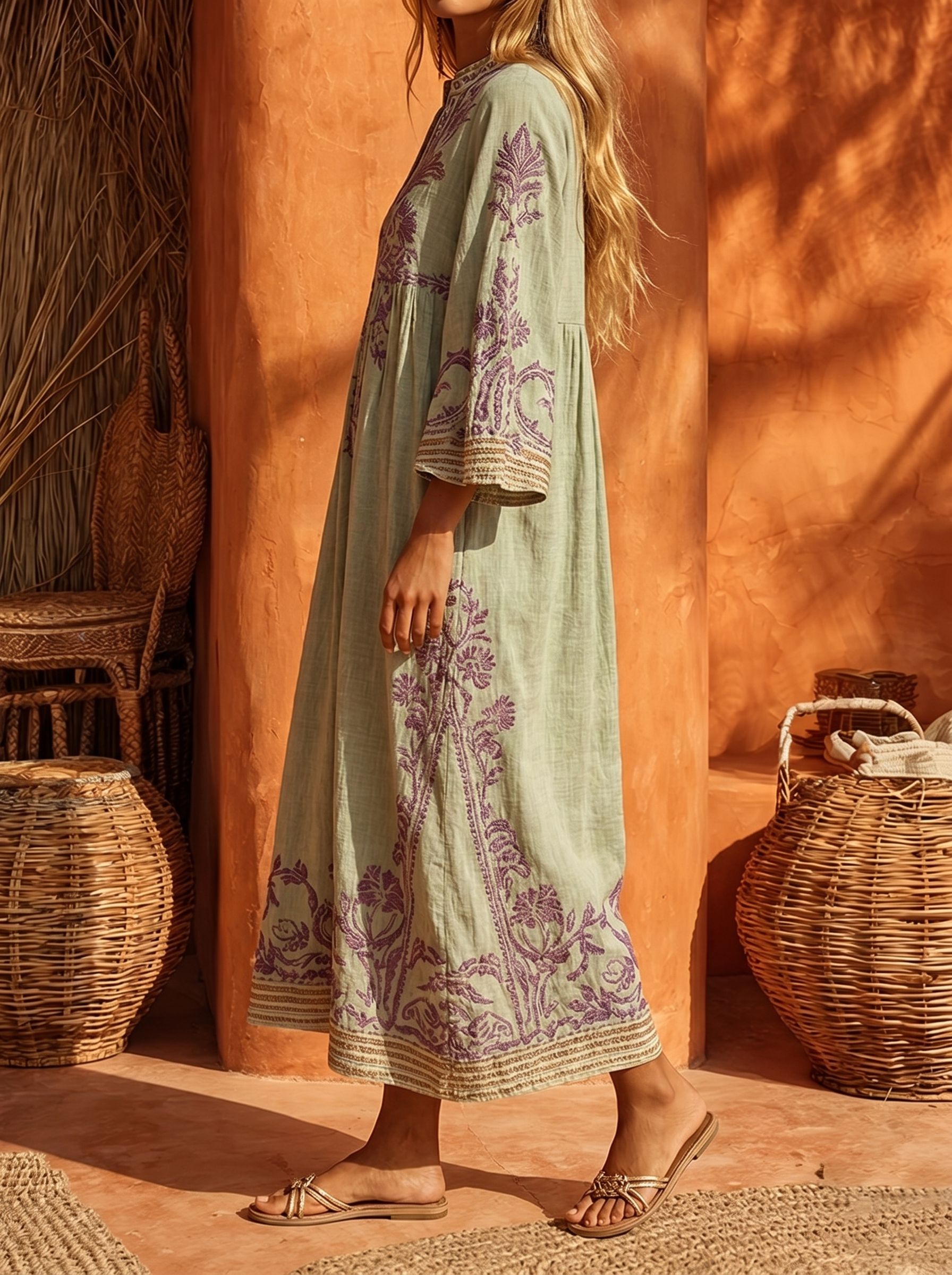 Zahara | Bohemian Floral Maxi Dress