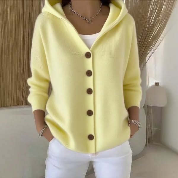Fiona | Hooded Knit Cardigan