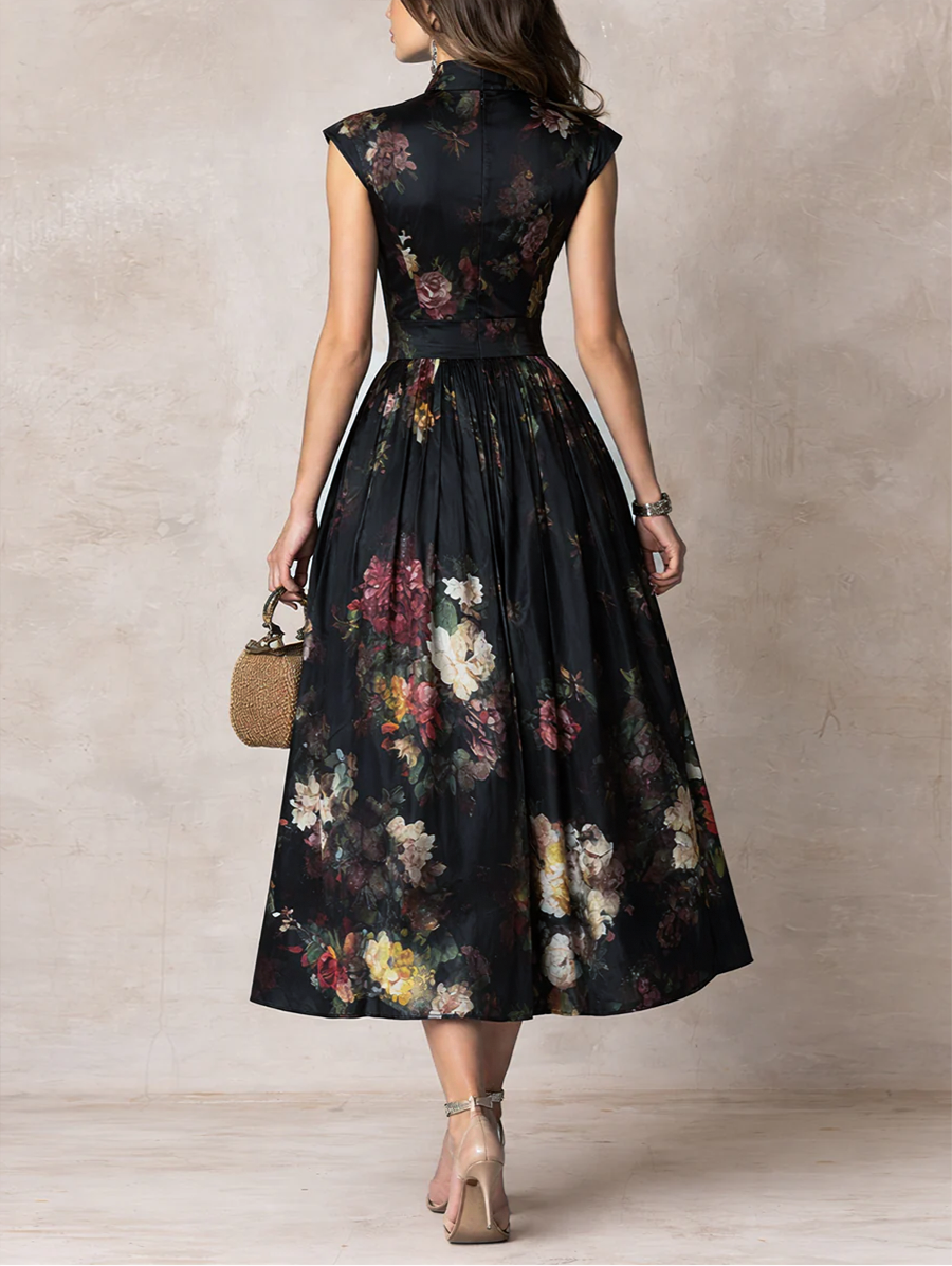 Bree | Sophisticated Satin Midi Dress