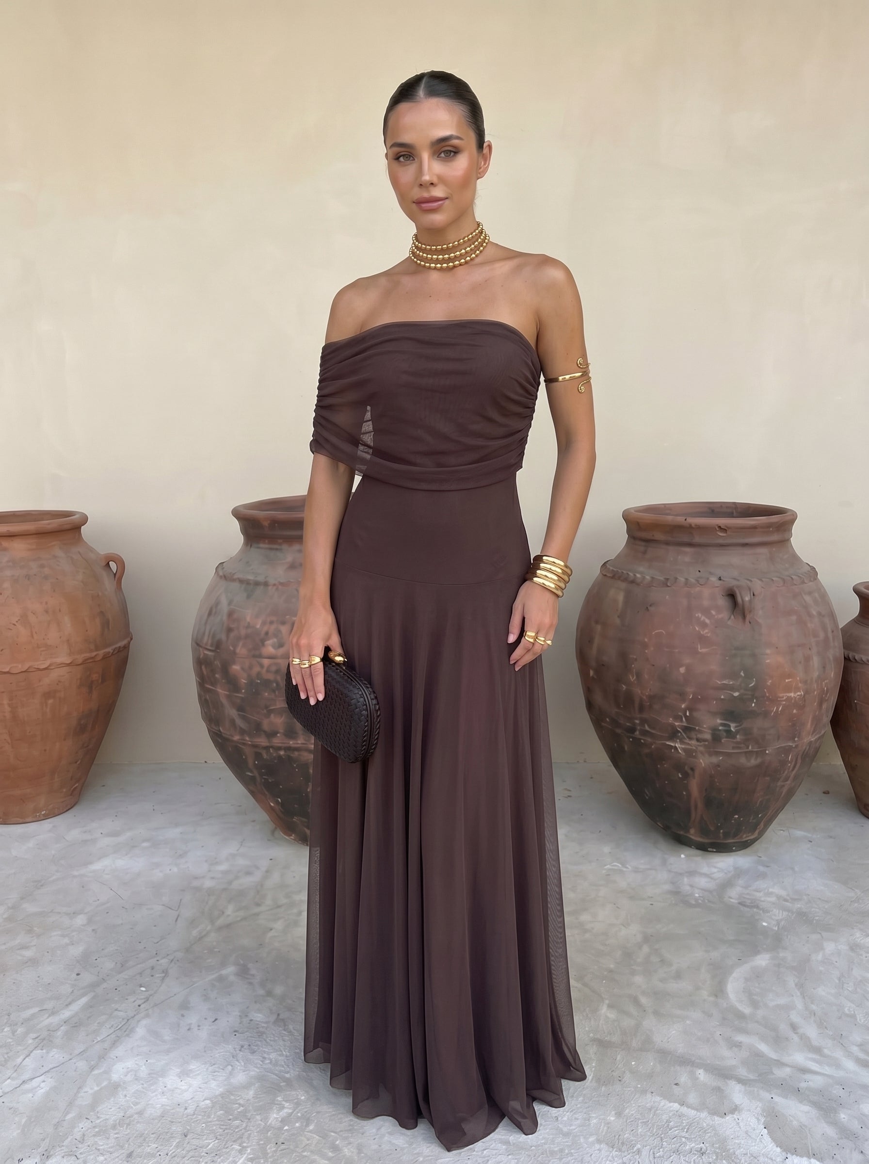 Lark | Elegant One-Shoulder Maxi Dress