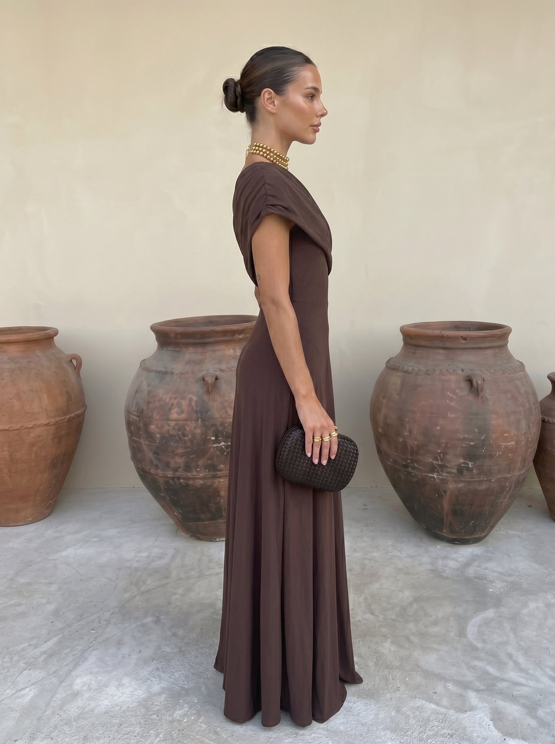 Lark | Elegant One-Shoulder Maxi Dress