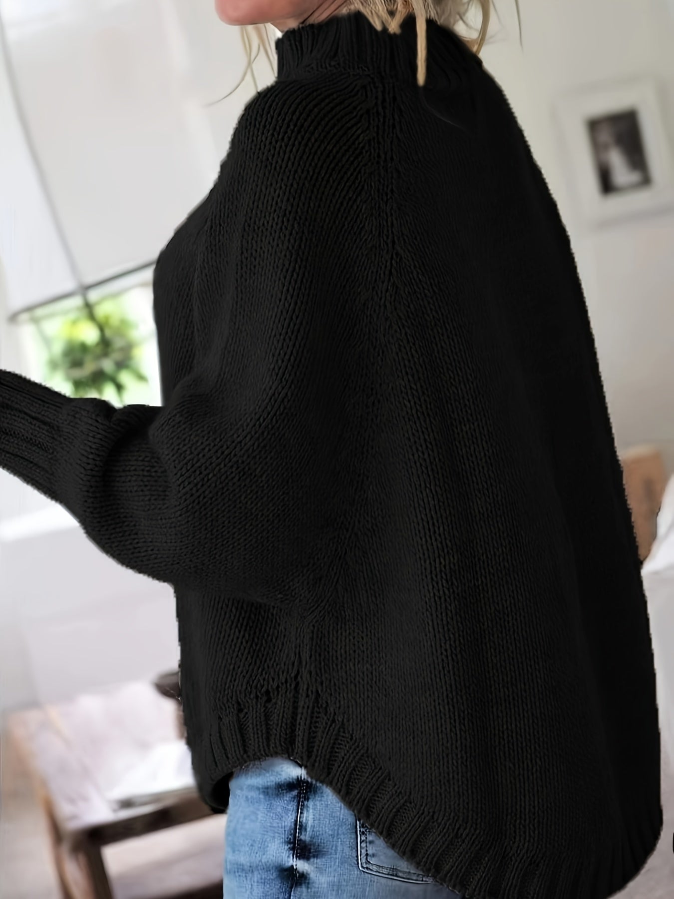Skye | High Neck Ribbed Pullover