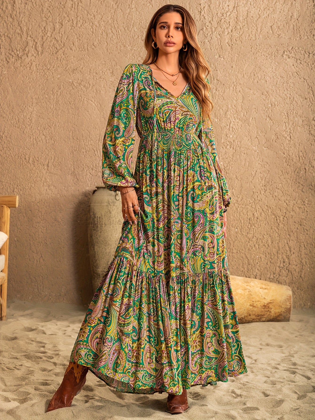 Paolina | Bohemian Maxi Dress