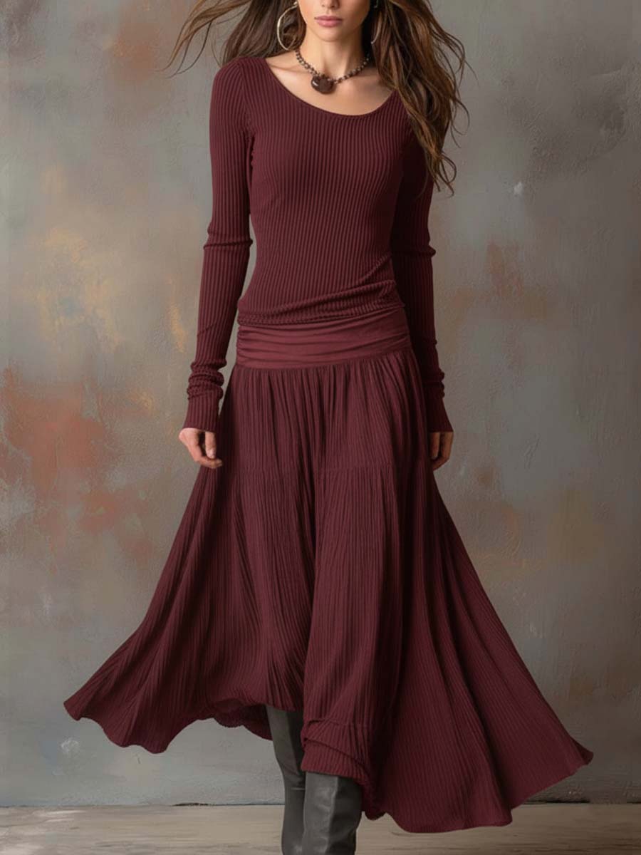 Felicity | Luxury Ribbed Sweater Dress