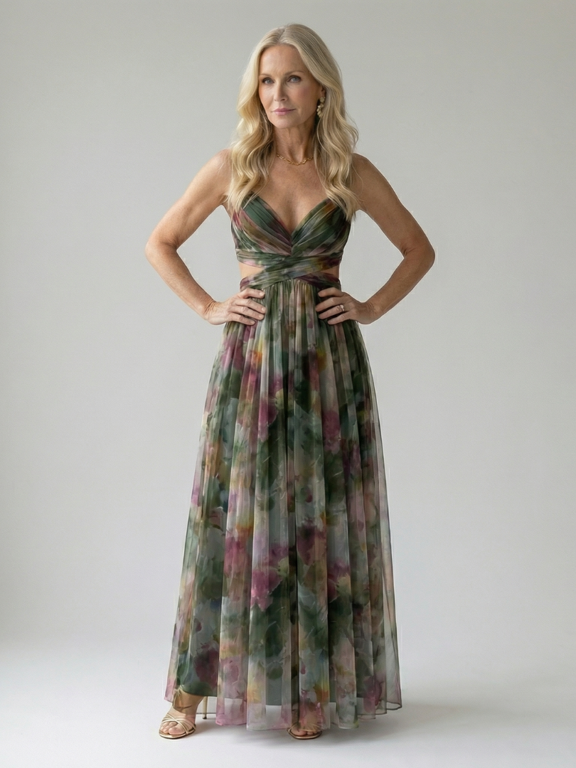 Paola | Soft Wrap Maxi Dress