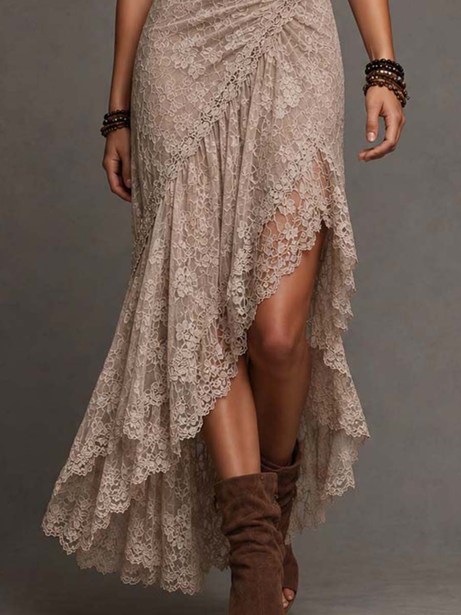 Vienna | Women’s Romantic Lace Midi Dress