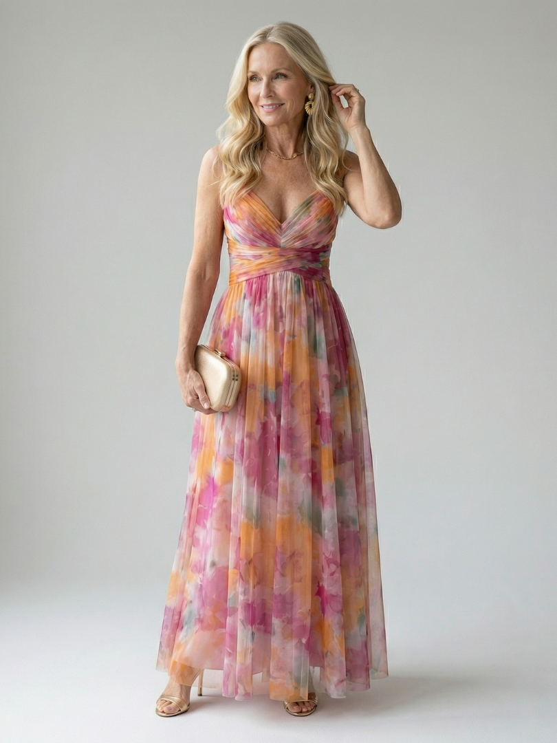 Paola | Soft Wrap Maxi Dress
