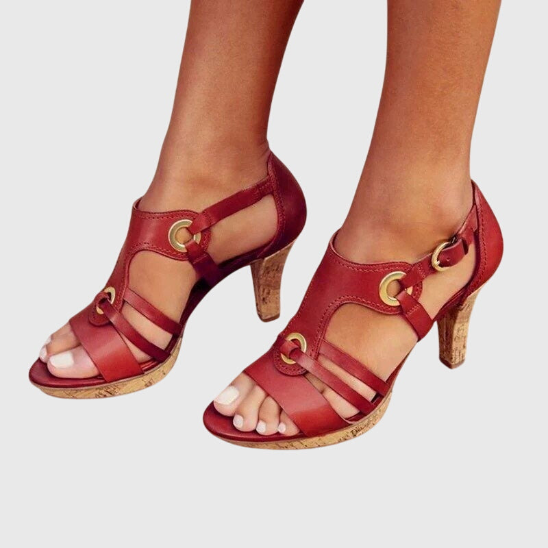 Hallie | Elegant Strappy Heels