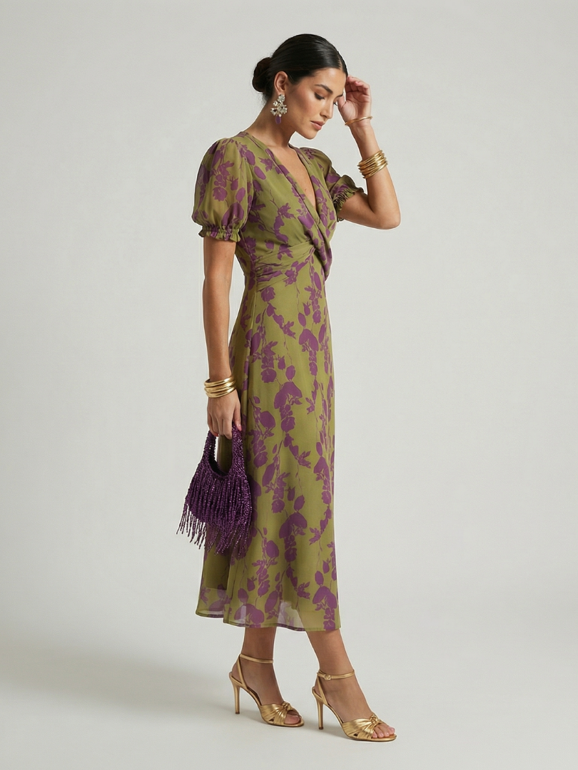 Mckenna | Relaxed Floral Midi Dress