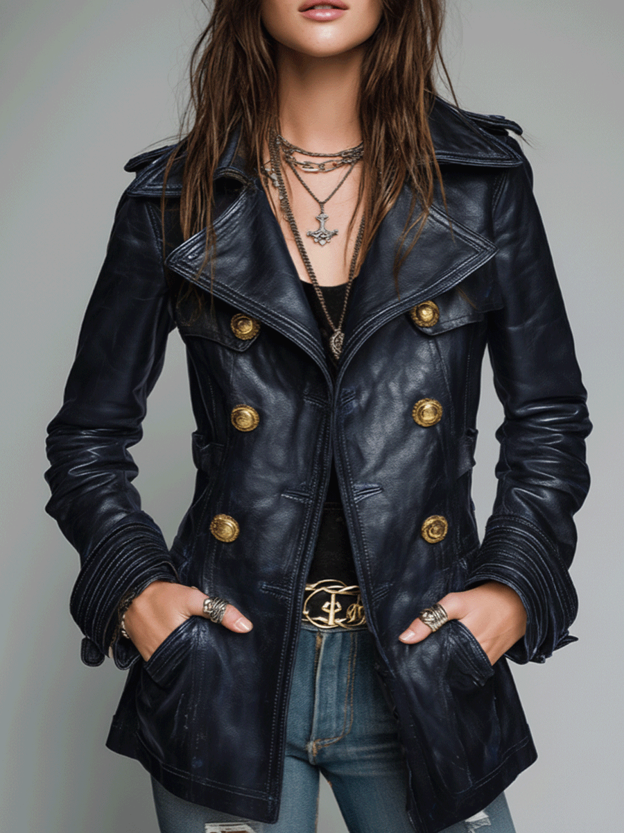 Harmony | Vintage Military Moto Jacket
