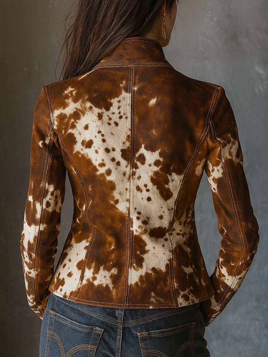 Magnolia | Western Cowhide Jacket
