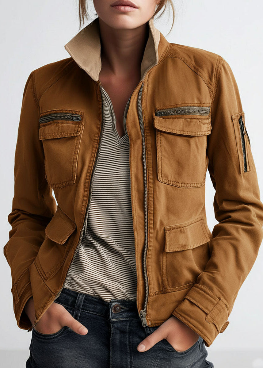 Roxanne | Military-Inspired Cargo Jacket
