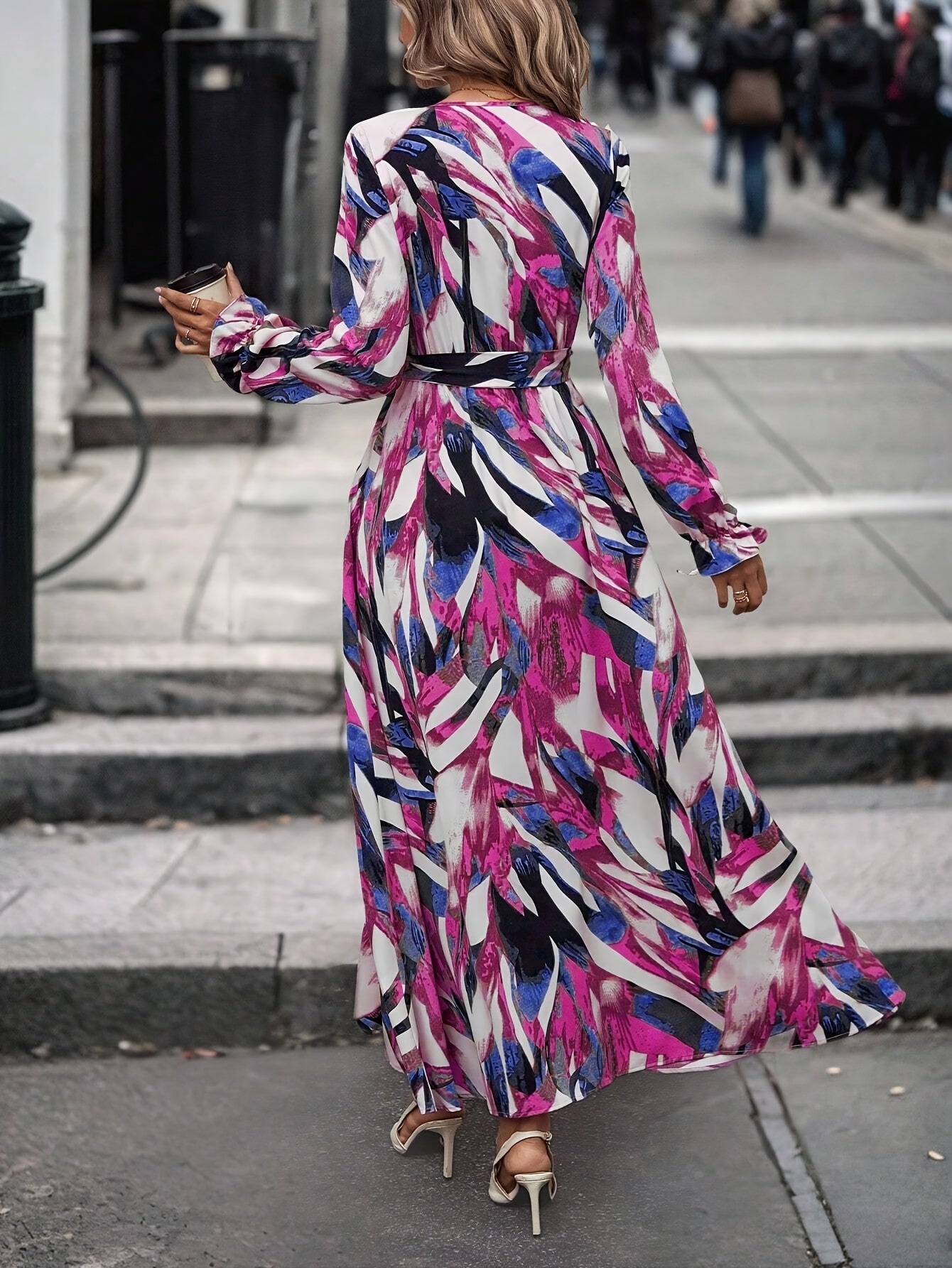 Lenora |  Middle Eastern Style Full Print Dress