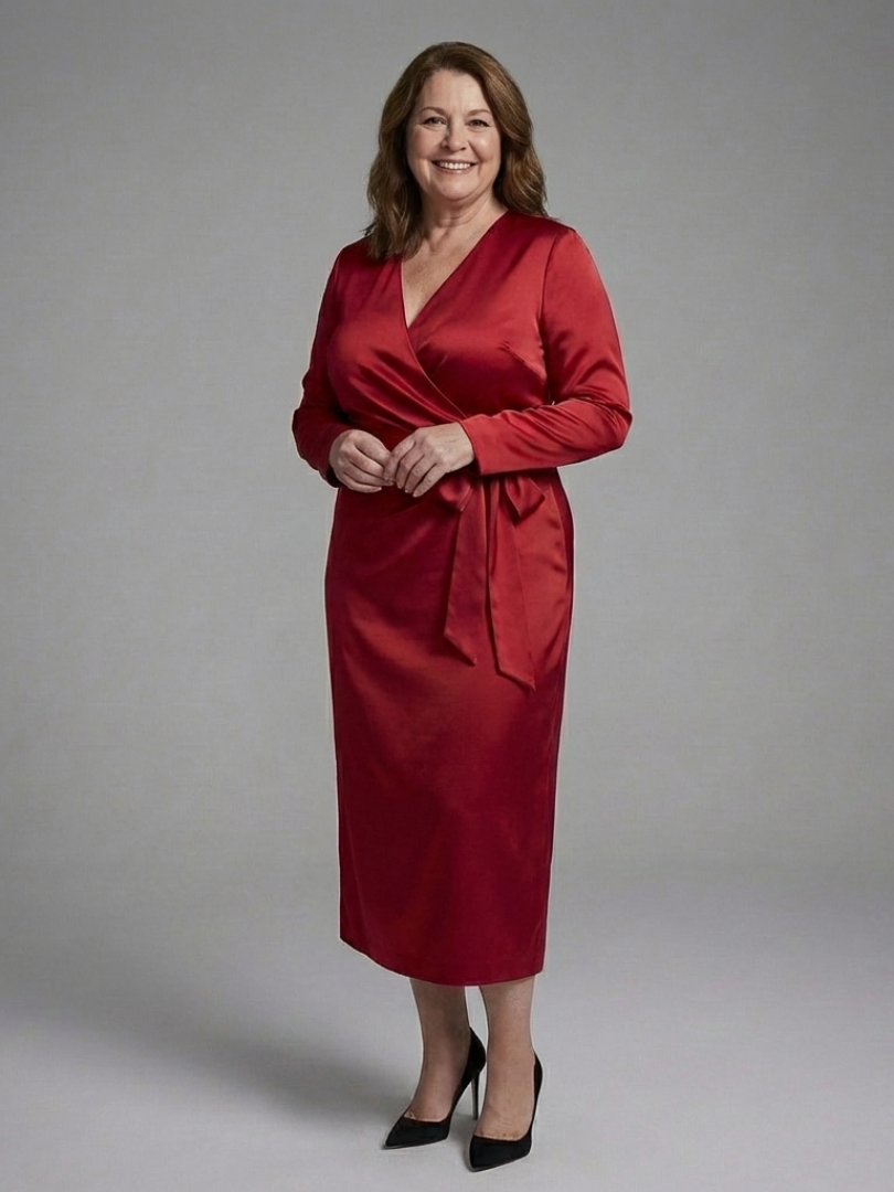 Xavienne | Side Closure Midi Dress