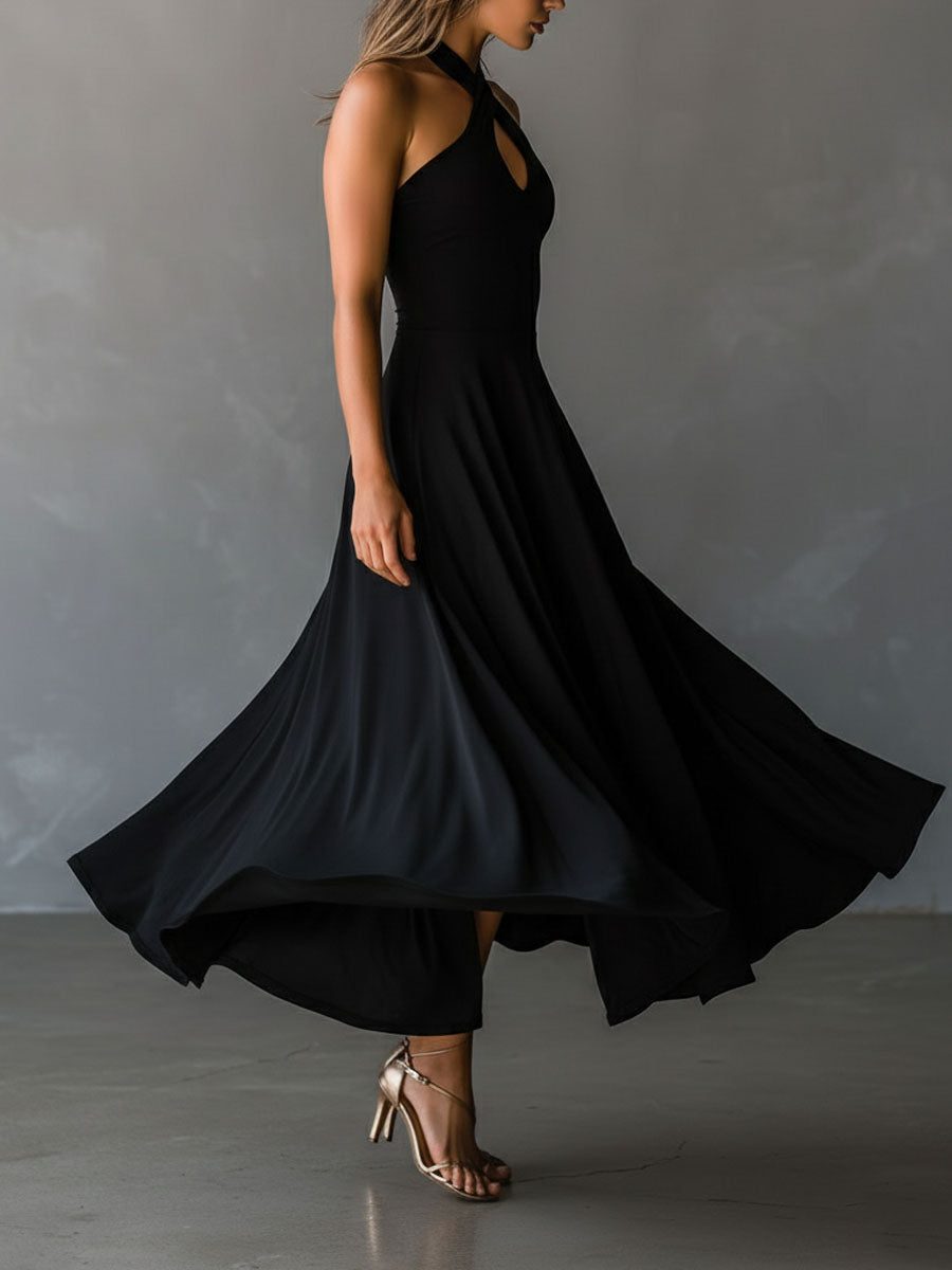 Emmeline | Sophisticated Halter Dress