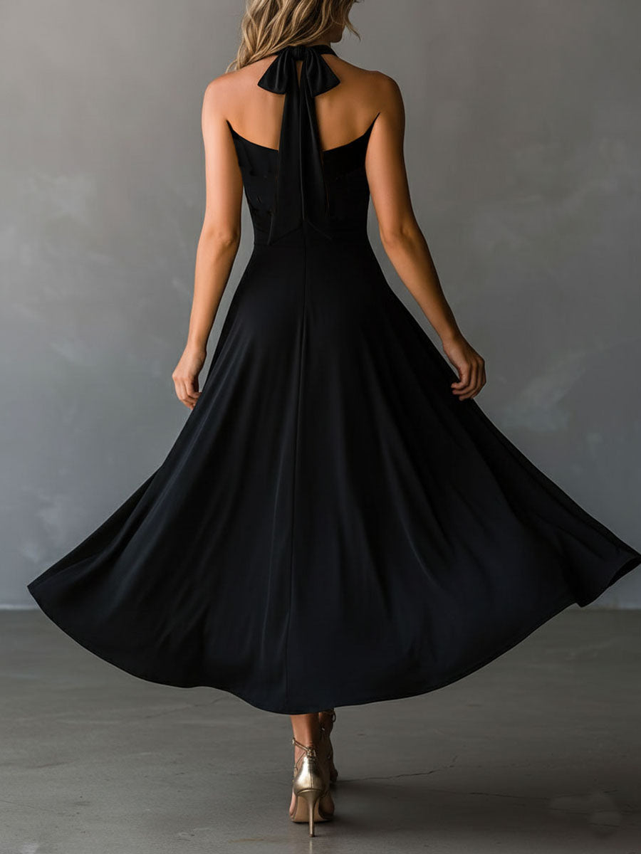 Emmeline | Sophisticated Halter Dress