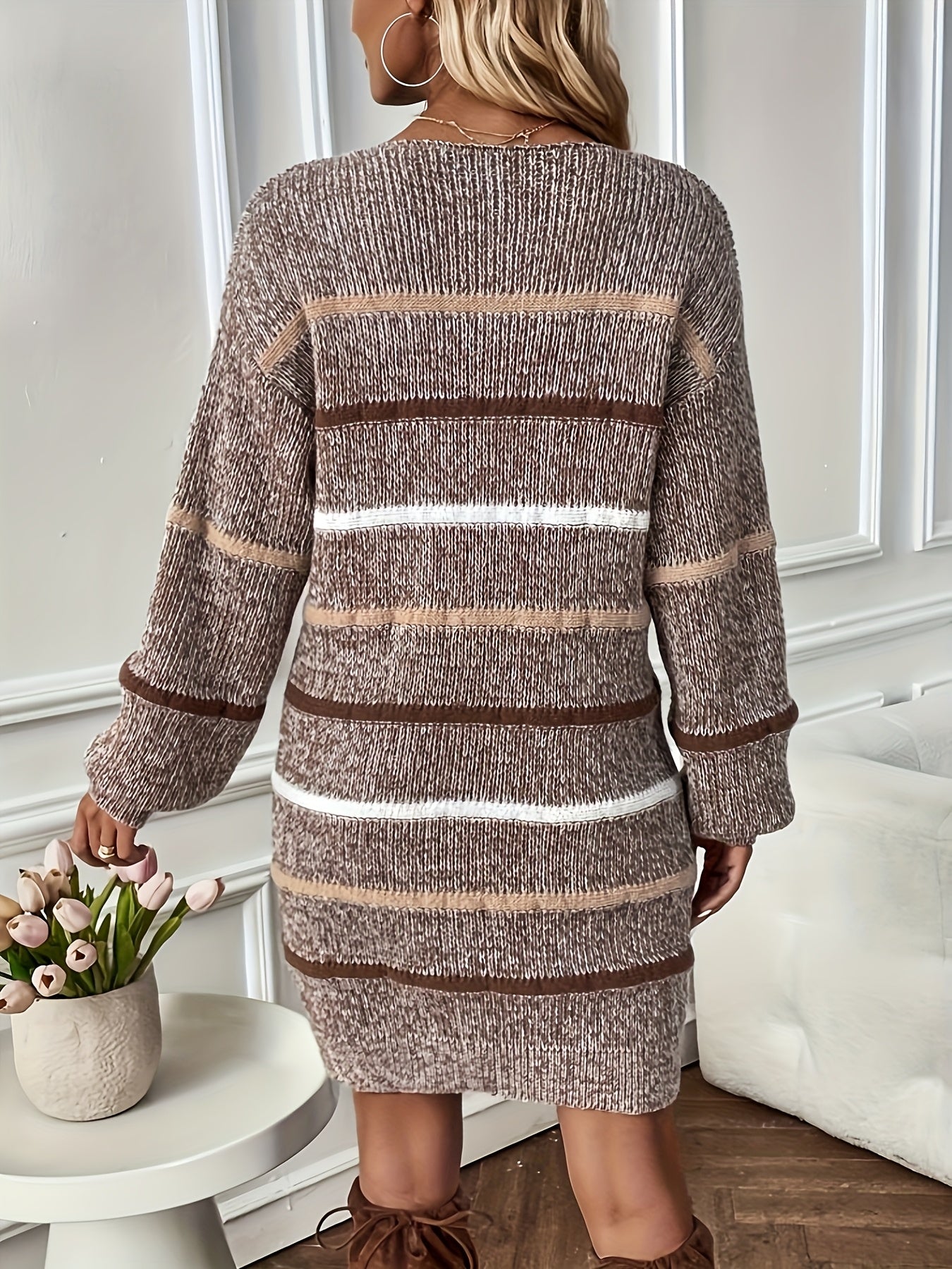 Darcy | Crew Neck Pullover Dress