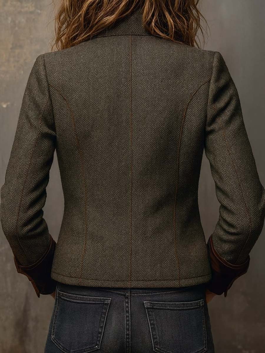 Odessa | Heritage Herringbone Jacket