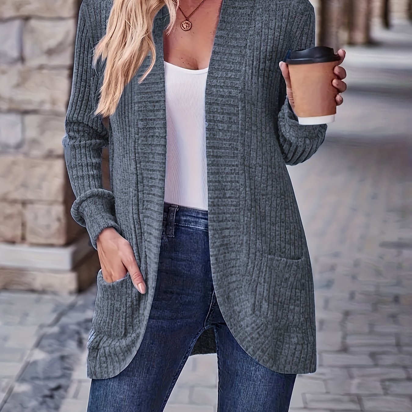 Brooke | Ribbed Long Sleeve Top