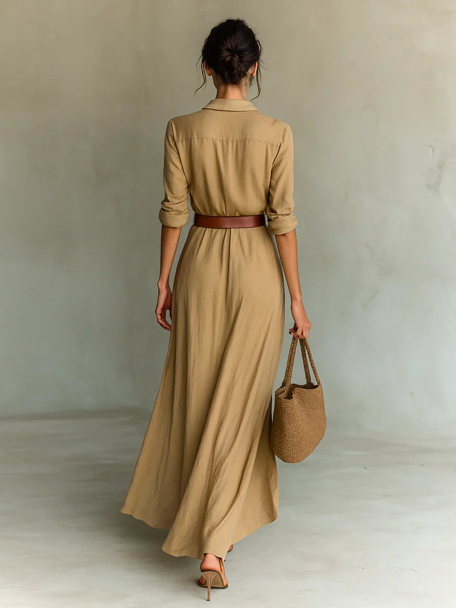 Tallulah |  Modern Safari-Inspired Maxi Dress