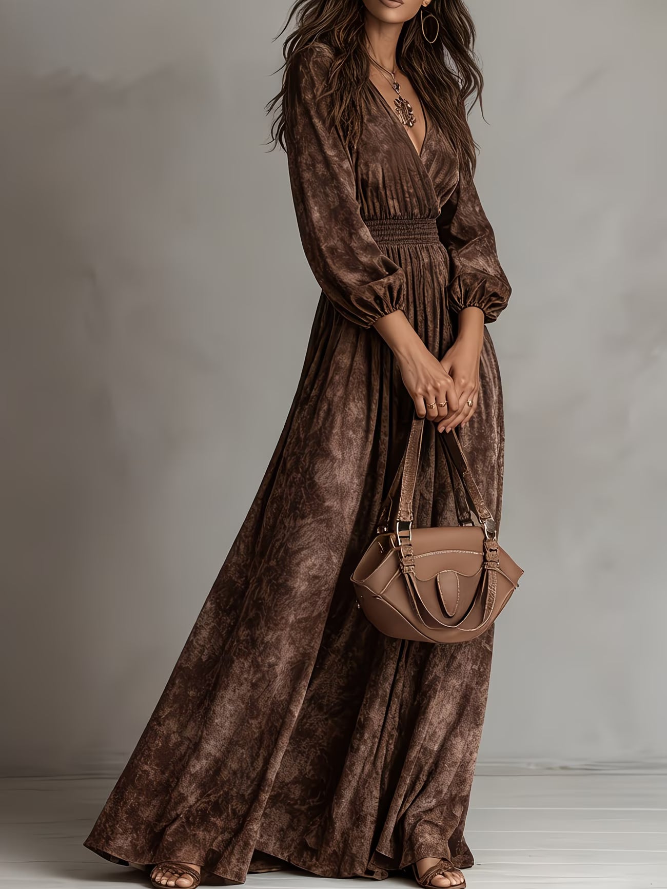 Charlotte | Long Sleeve Flared Dress