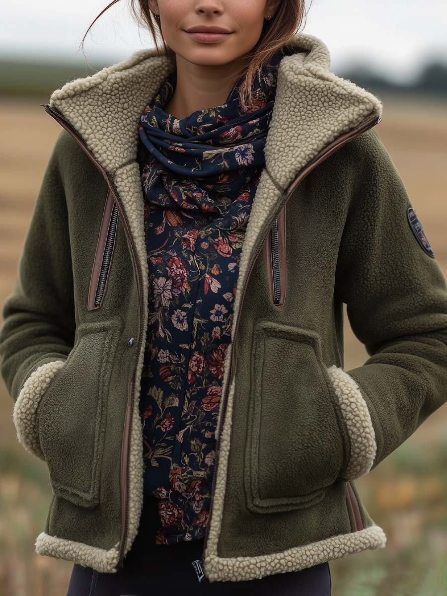 River | Soft Teddy Country Escape  Fleece Jacket