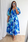 Violet | Vintage Floral Dress