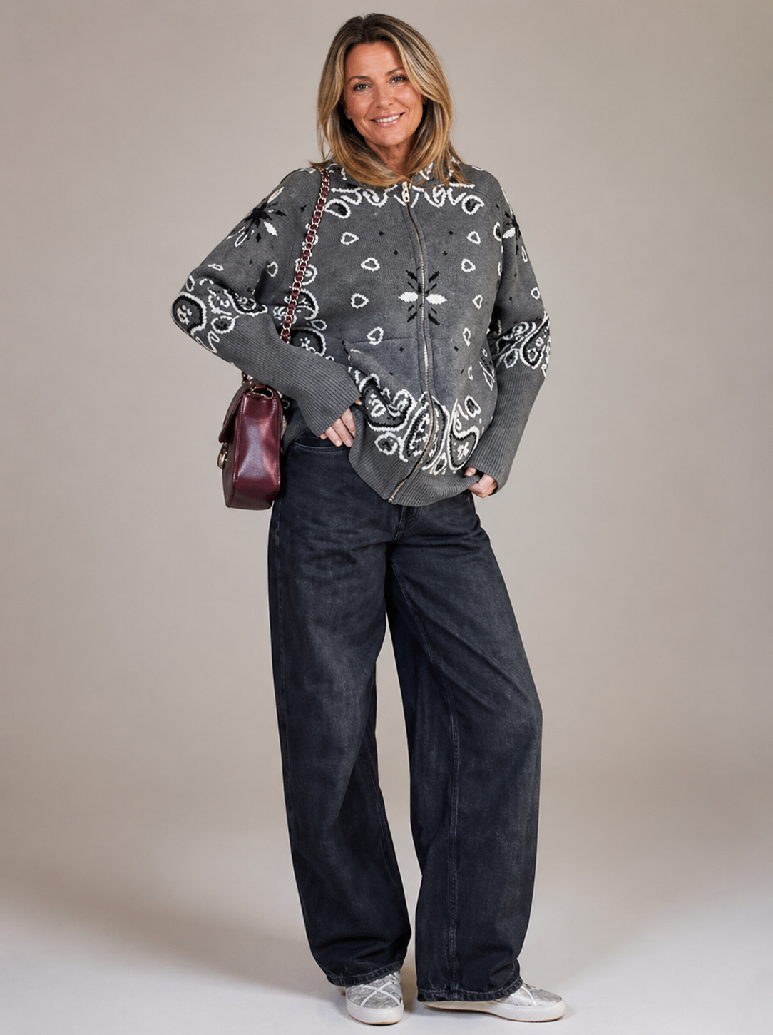 Matilda | Knit Printed Sweater