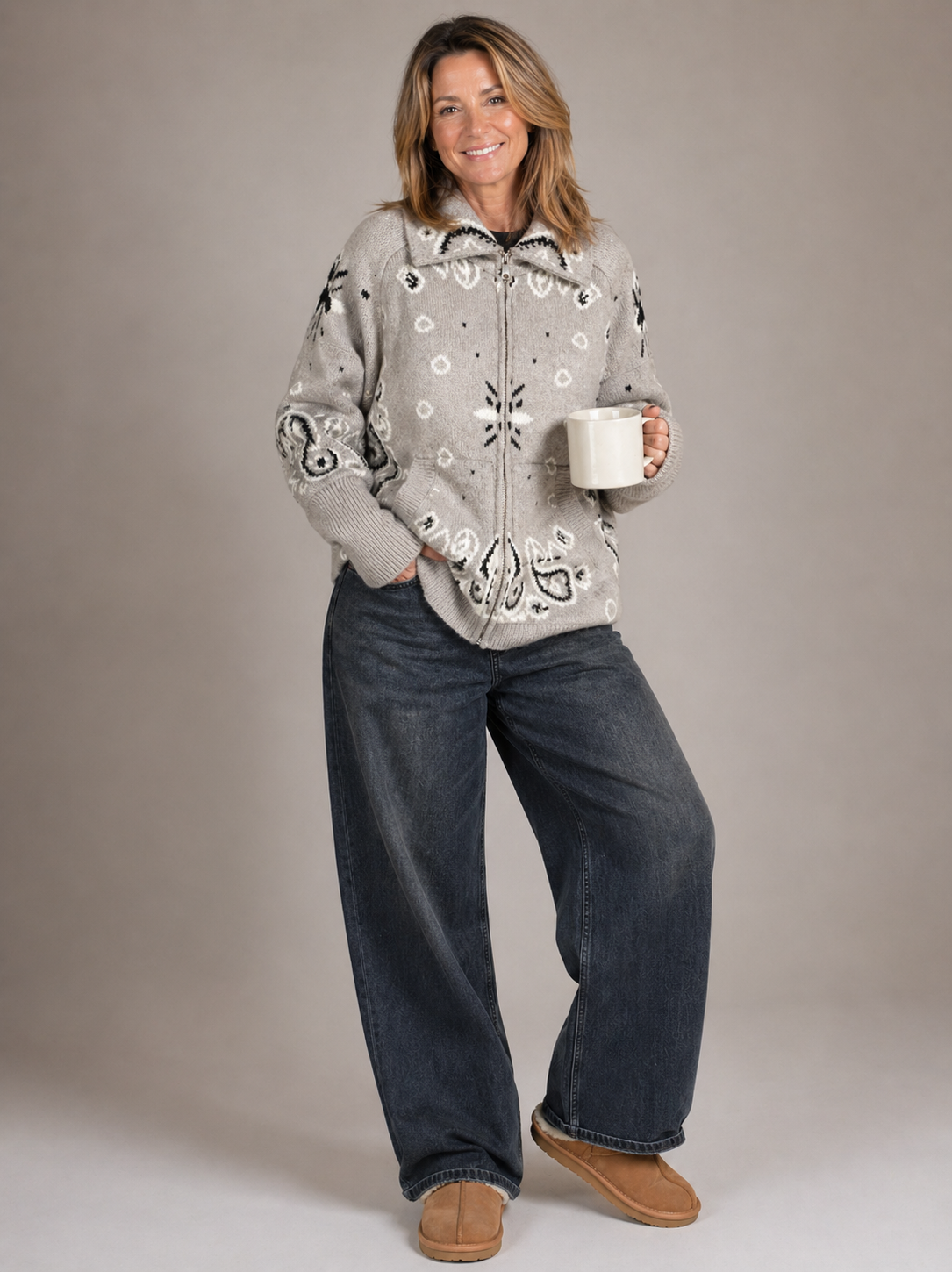 Matilda | Knit Printed Sweater