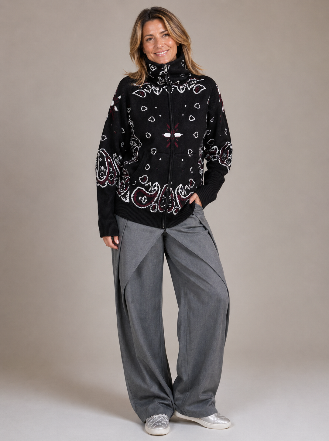 Matilda | Knit Printed Sweater