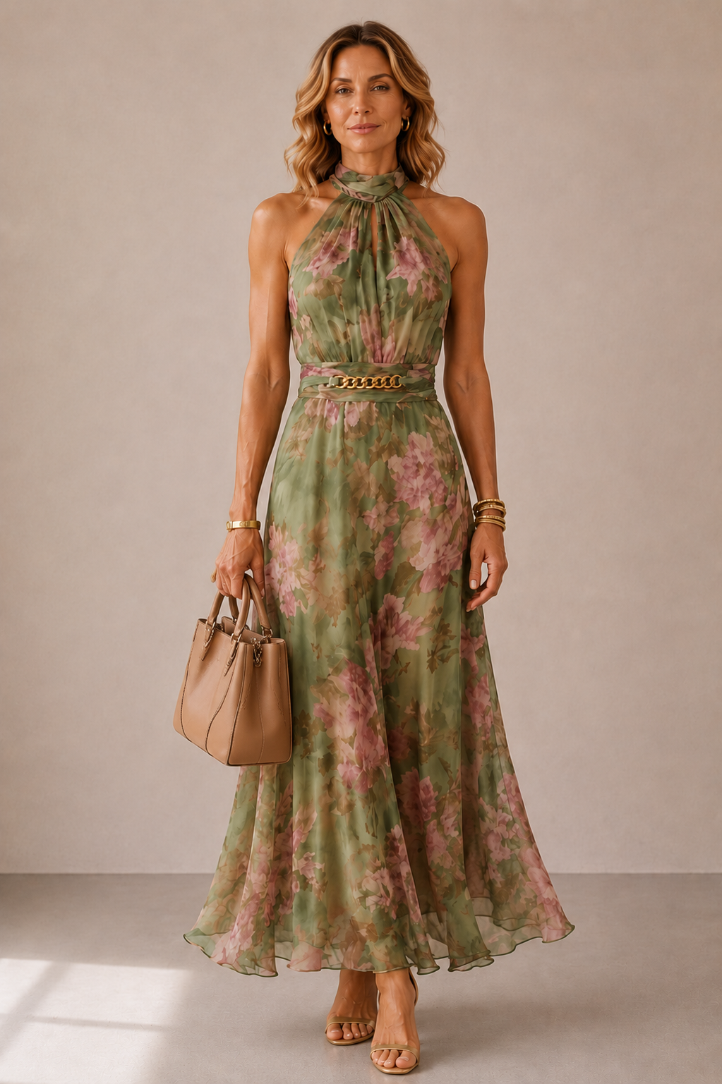 Ainslee |  Elegant Flowing Maxi Dress