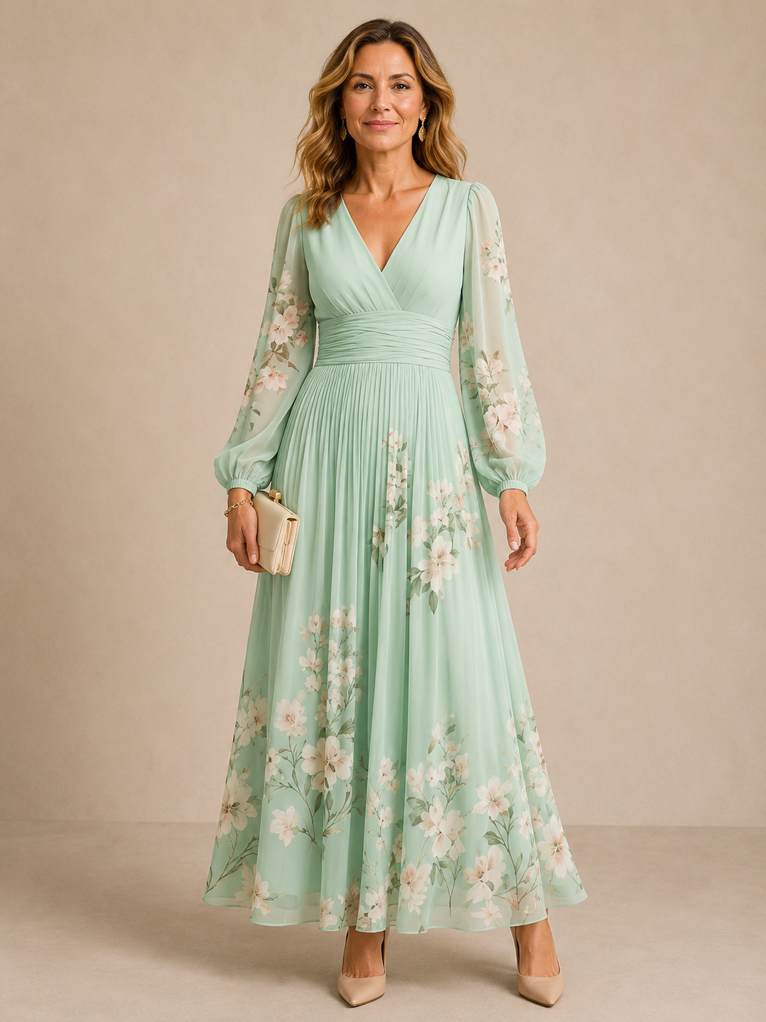 Ashlyn | Romantic Mint Green Dress