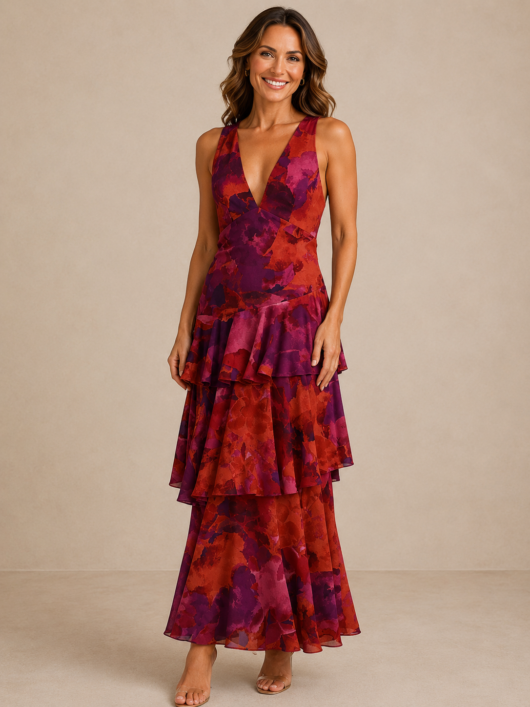 Ellery | Graceful Watercolour Maxi Dress