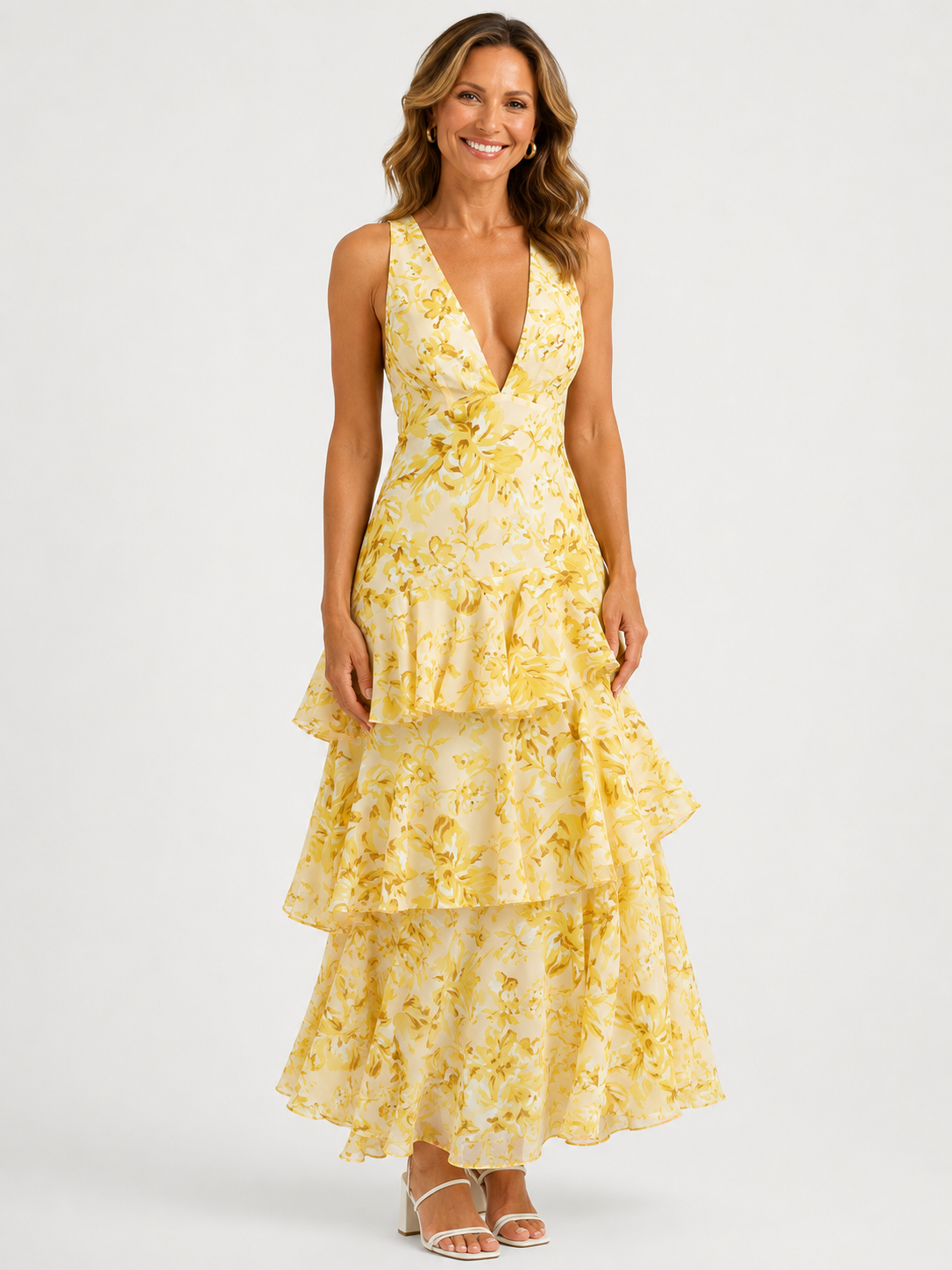 Ellery | Graceful Watercolour Maxi Dress