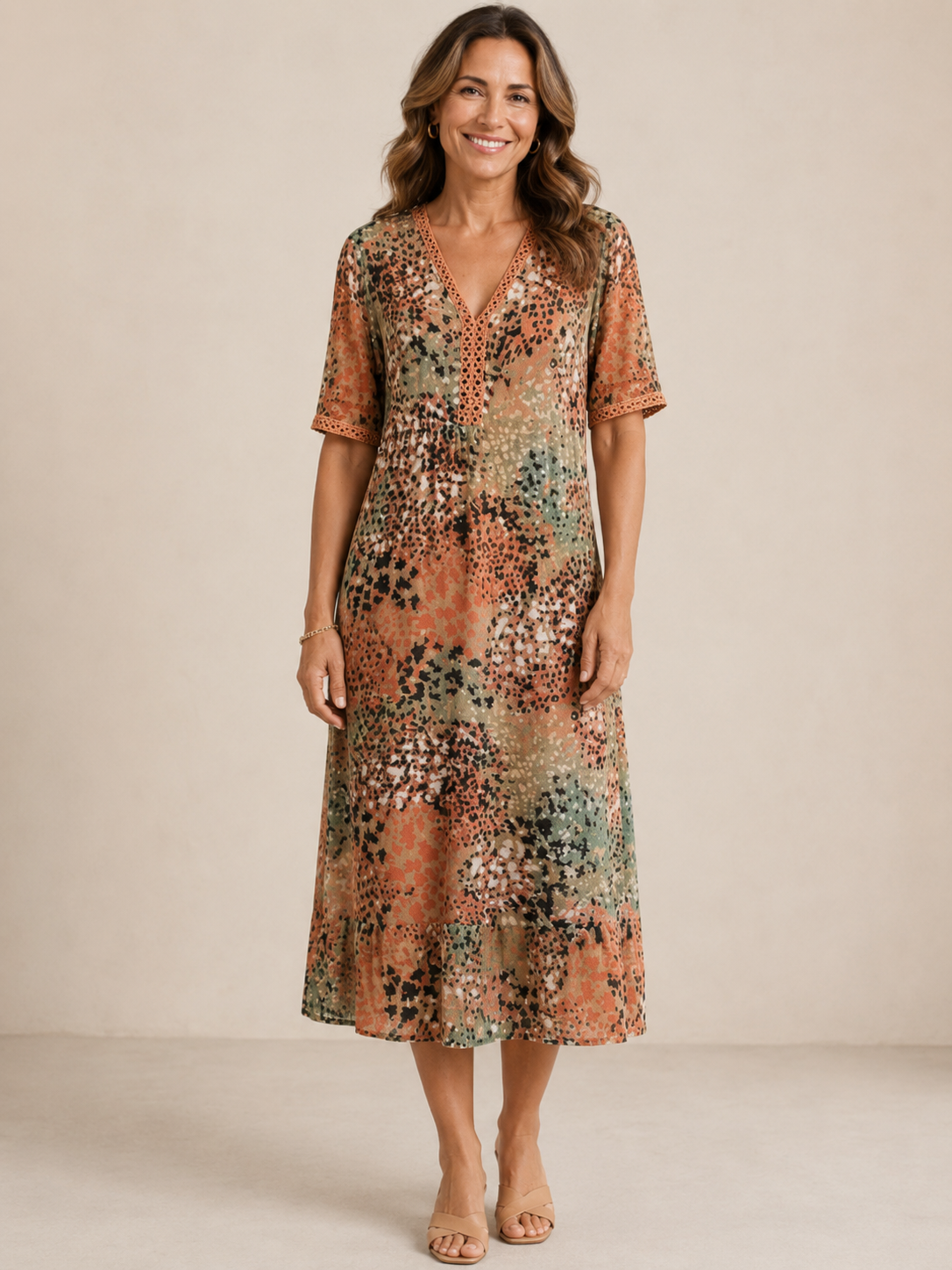 Emmie | Relaxed Floral Midi Dress
