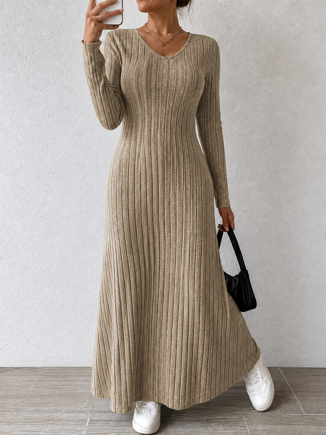 Vesper | Elegant Comfortable Long-Sleeve Autumn Dress