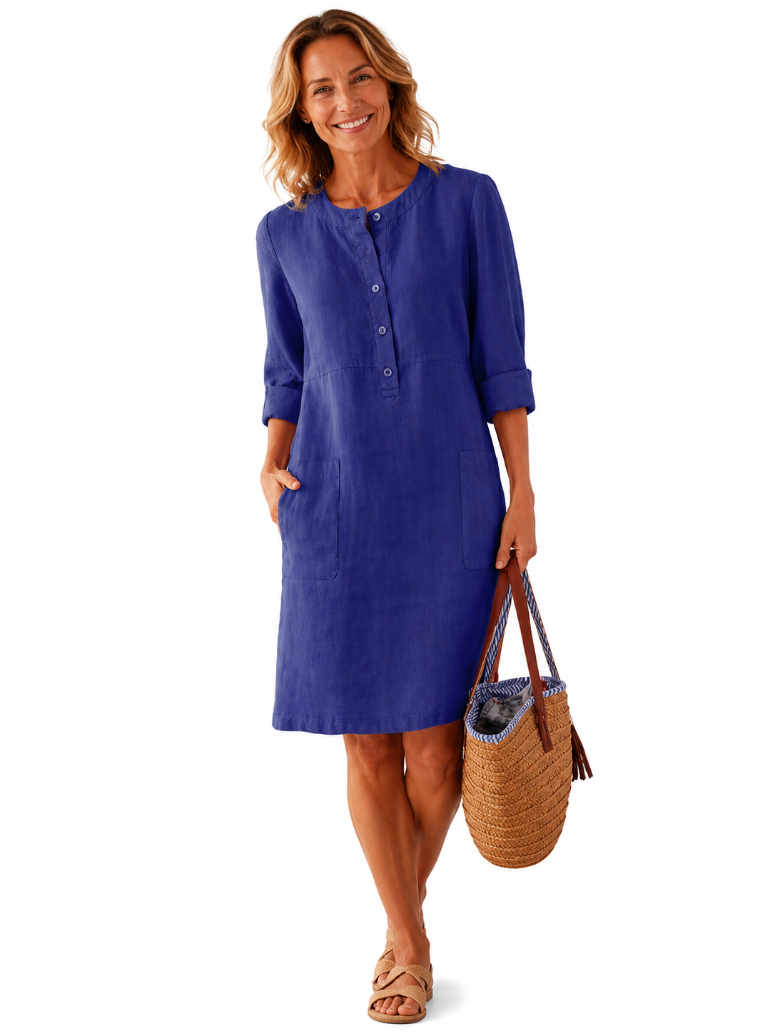 Rhiannon | Casual Long Sleeve Tunic Dress