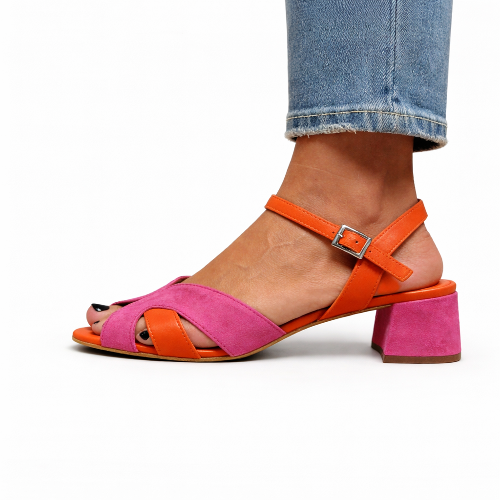 Leni | Feminine Cross-Strap Sandals