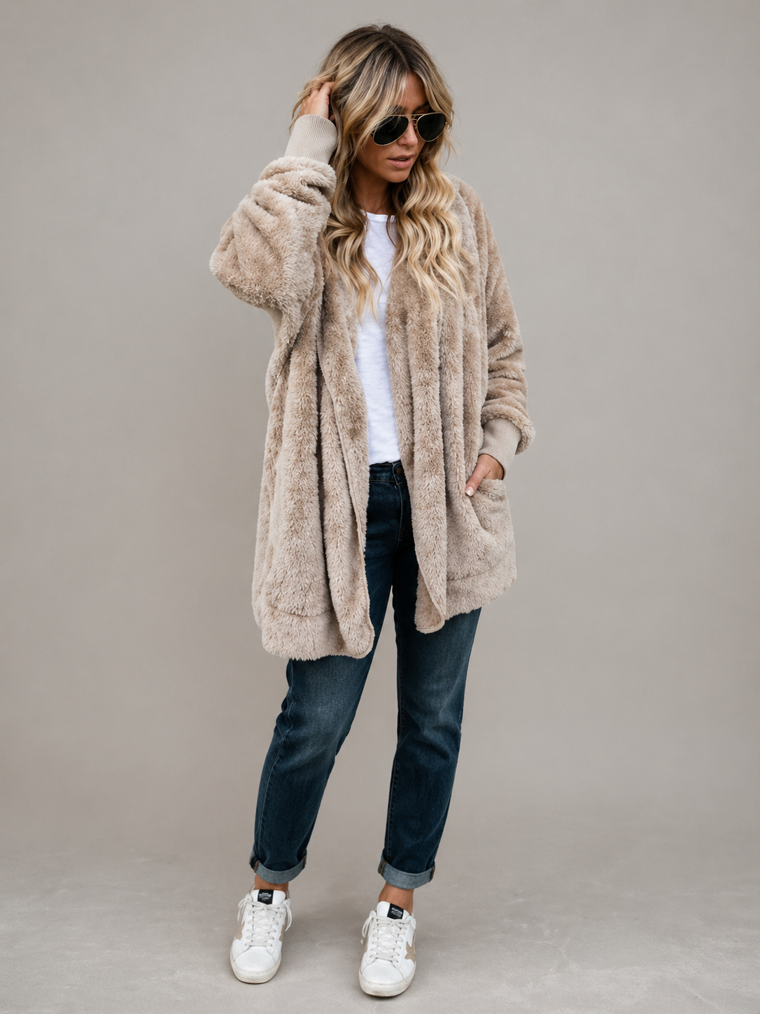 Scarlett | Soft Fleece Cardigan
