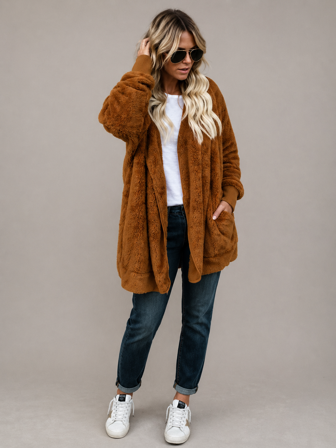 Scarlett | Soft Fleece Cardigan