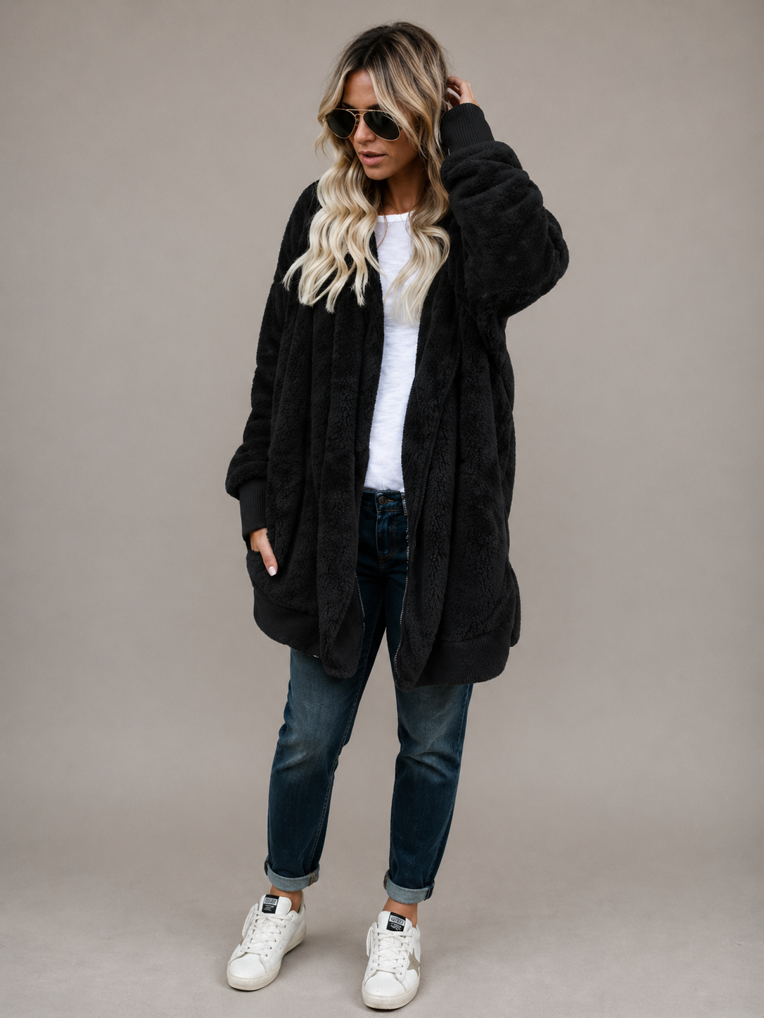 Scarlett | Soft Fleece Cardigan