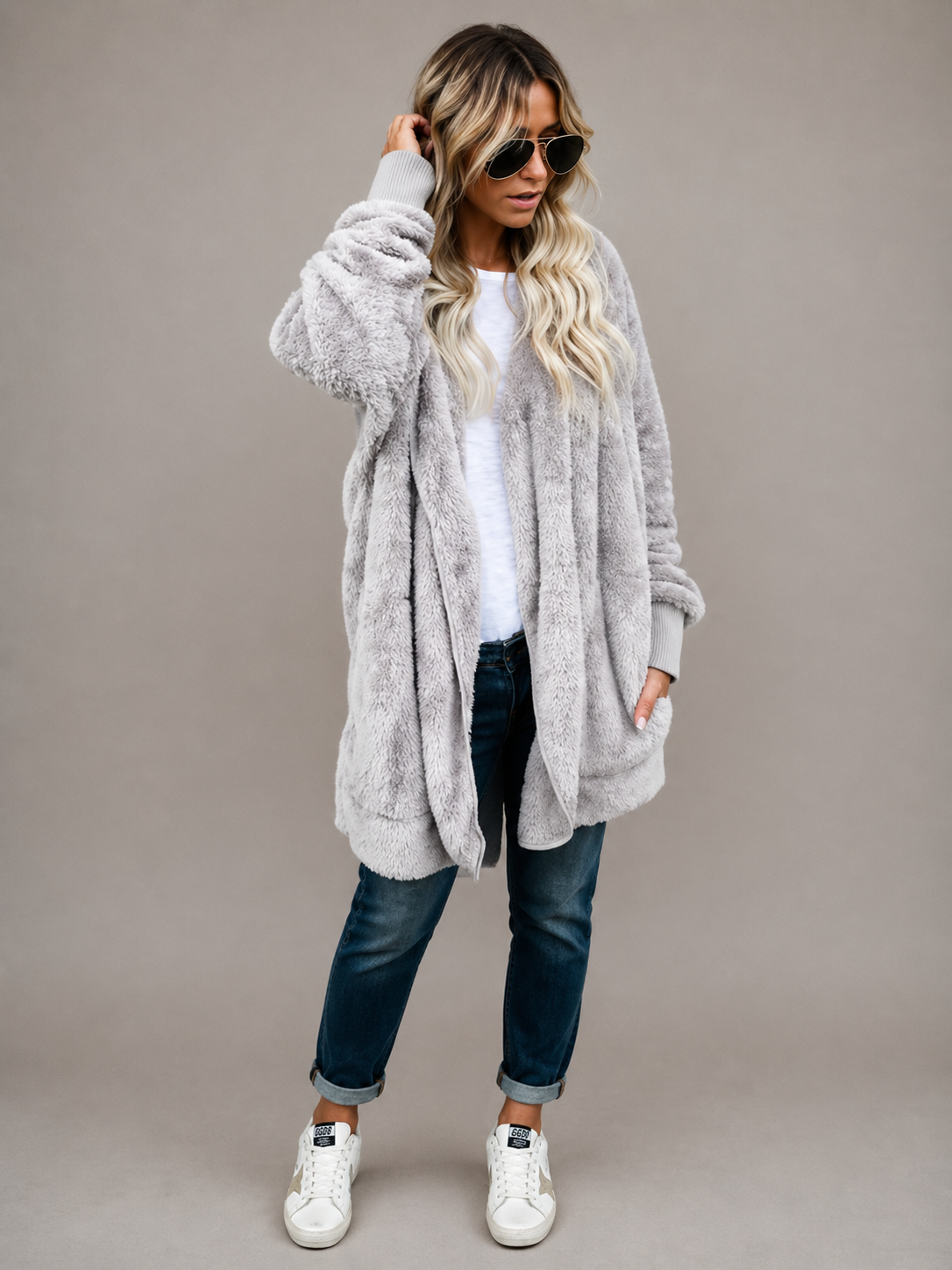 Scarlett | Soft Fleece Cardigan