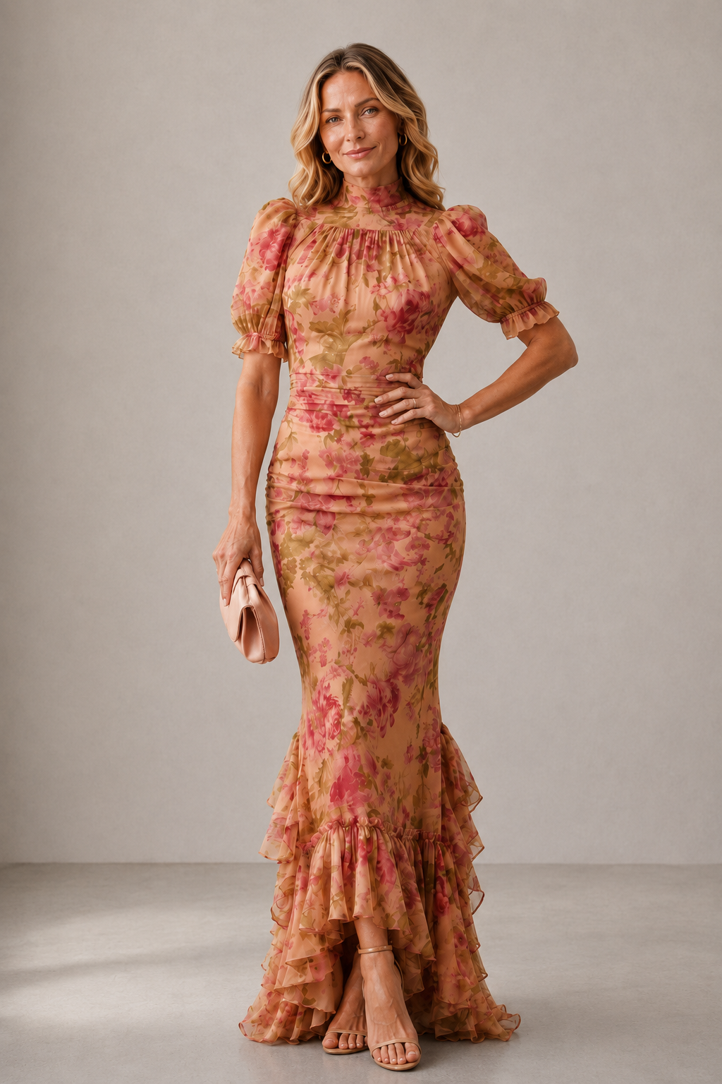 Akira | Elegant Floral Maxi Dress