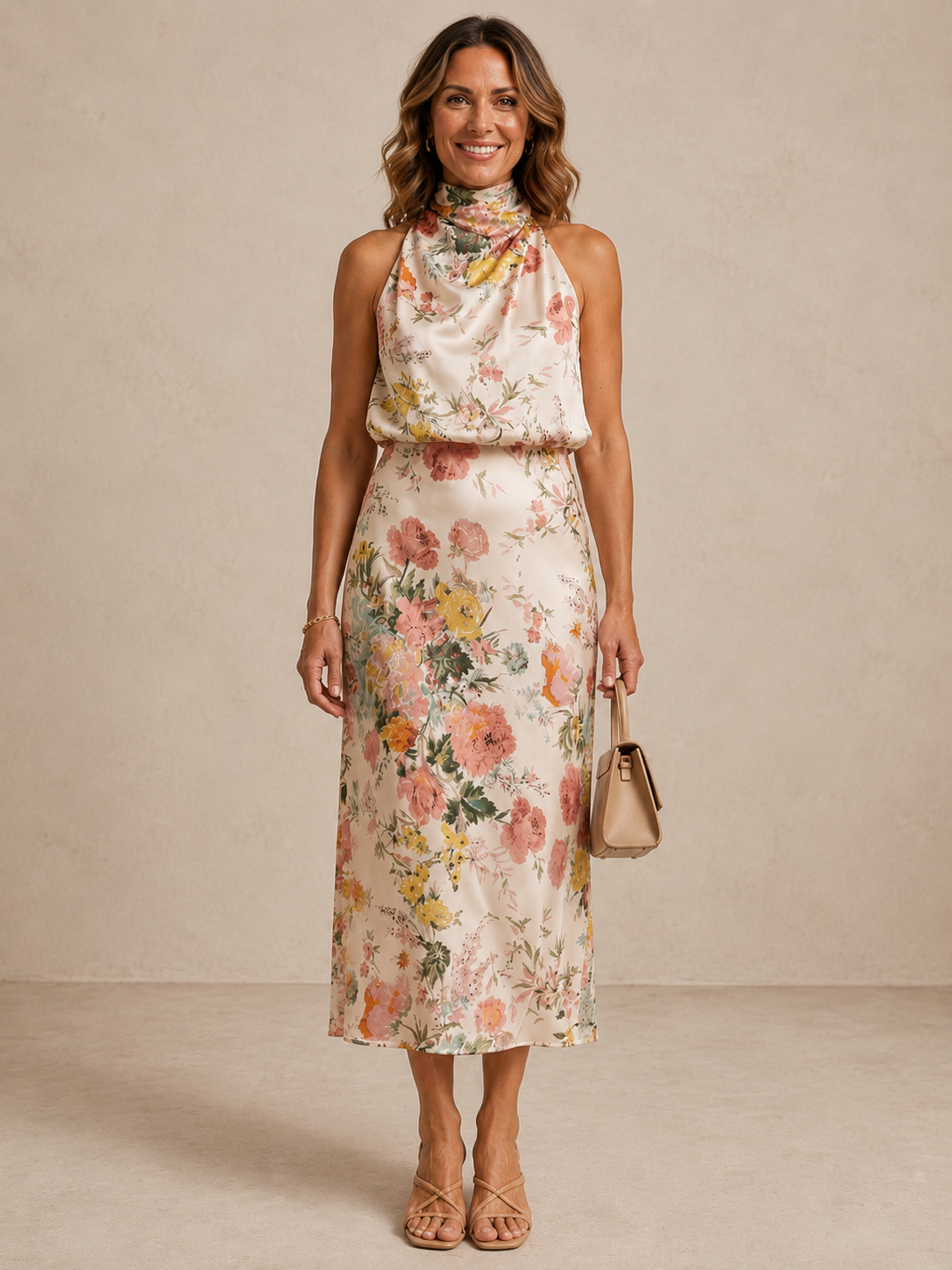 Dayna | Elegant Sleeveless Floral Maxi