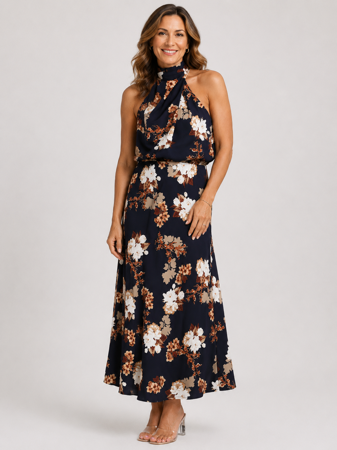 Dayna | Elegant Sleeveless Floral Maxi