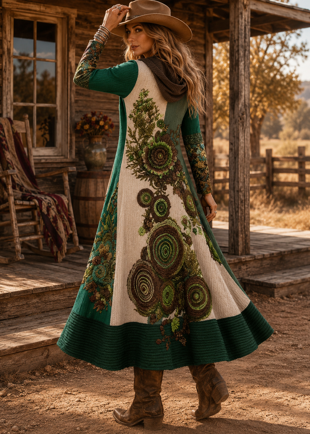 Faelina | Bohemian Autumn Dress