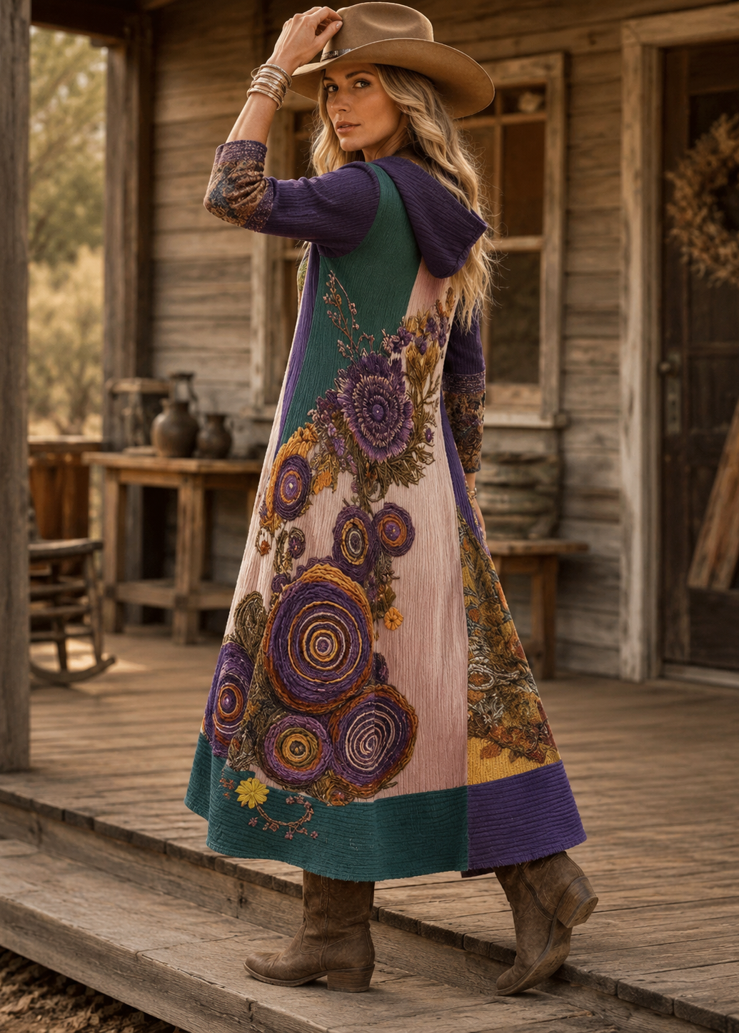 Faelina | Bohemian Autumn Dress