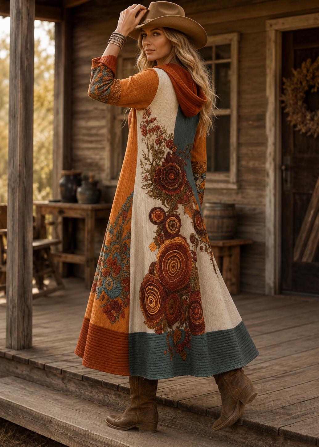 Faelina | Bohemian Autumn Dress
